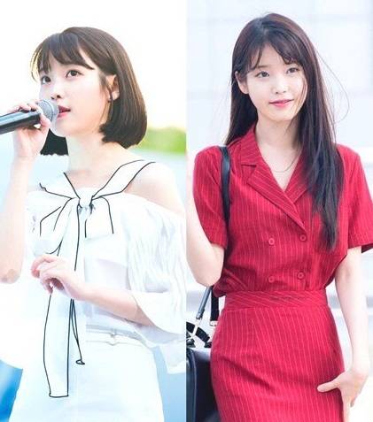 あなたはどっち派 Iuのタンバル Vs ロングヘアスタイルを比較 韓国トレンド情報 韓国まとめ Joah ジョア