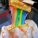 インスタ映え間違いなし！韓国釜山で食べれる虹色チーズトーストのお店が話題！♡※閉店※