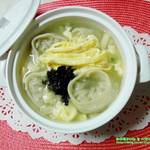 韓国料理をお家で作ろう♡お手軽「マンドゥスープ」 の作り方♡