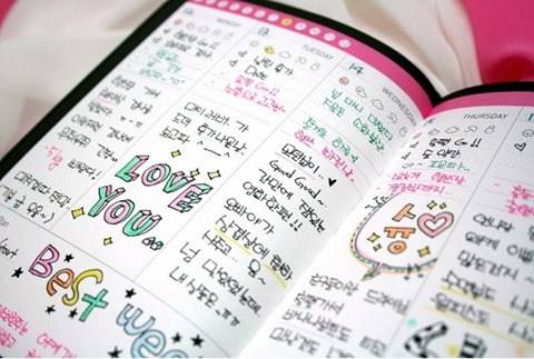真似したくなる 気になる韓国女子の可愛い手帳の書き方をまとめました