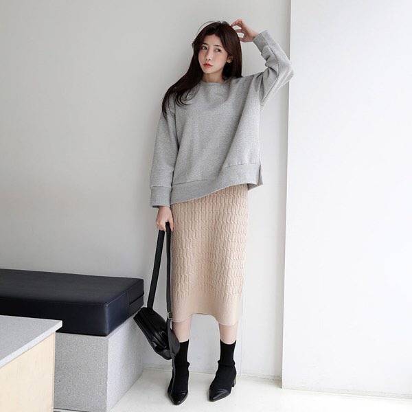 冬ファッションは暖かい 可愛く 韓国女子達の ロングスカート 特集 韓国トレンド情報 韓国まとめ Joah ジョア
