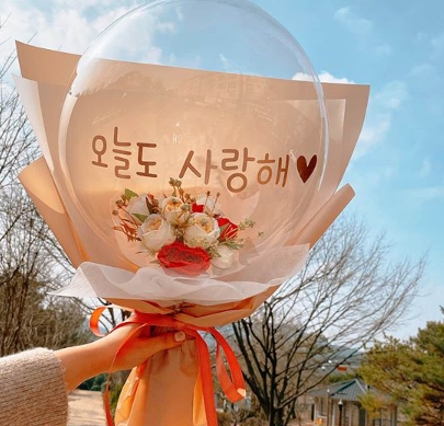 最新 韓国では今人形花束より 風船花束 が流行中なんです 韓国トレンド情報 韓国まとめ Joah ジョア